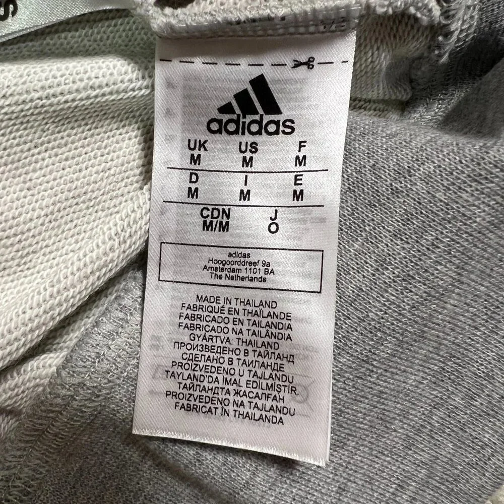 Adidas Mens Medium Heather Gray Pittsburgh Penguins Alternate NHL Sweatshirt NWT